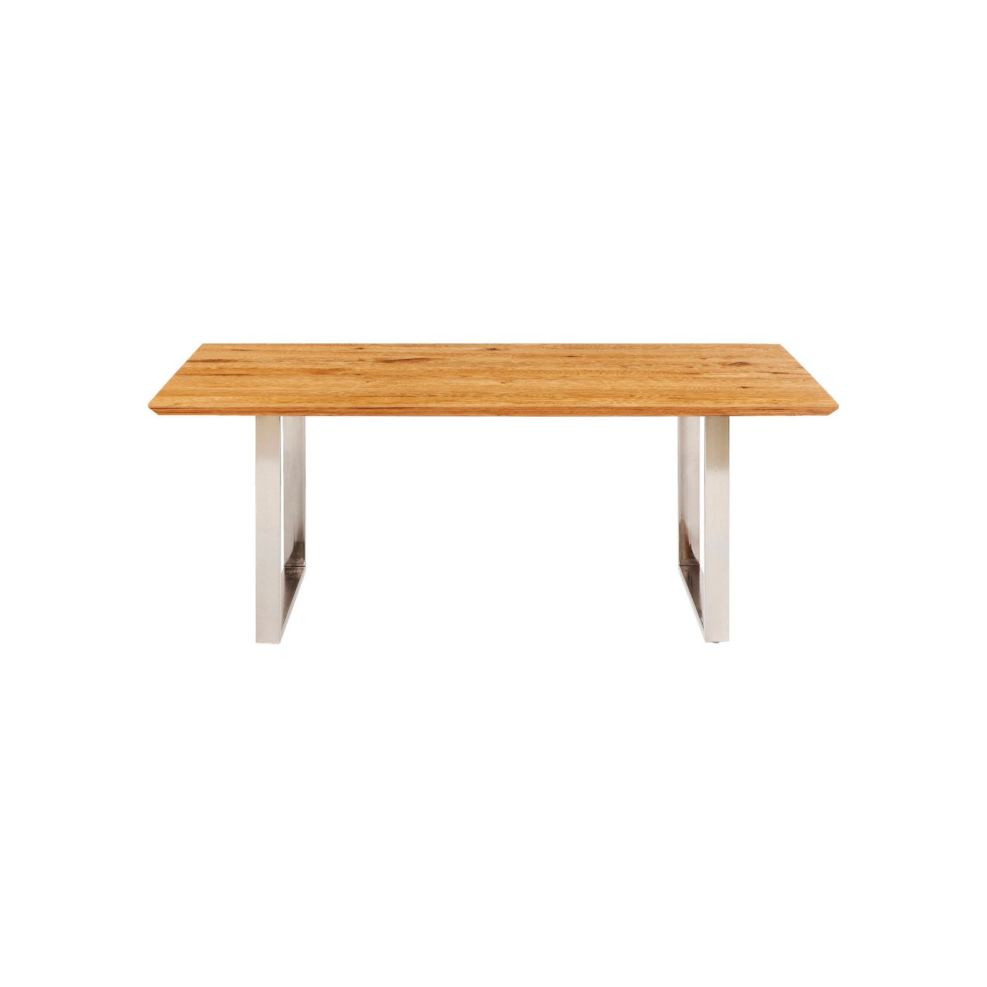 Table Symphony chêne chromé 180x90