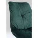 Chaise Mila velours vert Kare Design