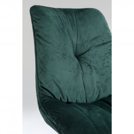 Chaise Mila velours vert Kare Design