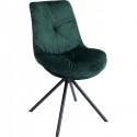 Chaise Mila velours vert Kare Design