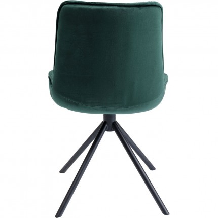 Chaise Mila velours vert Kare Design