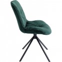 Chaise Mila velours vert Kare Design