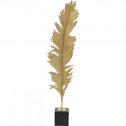  Déco Plume faucon dorée XL 147cm Kare Design