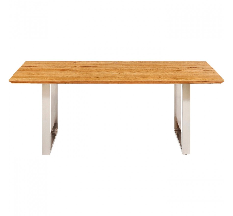 Table Symphony 200x100cm oak chrome Kare Design Table Symphony 200x100cm oak chrome Kare Design