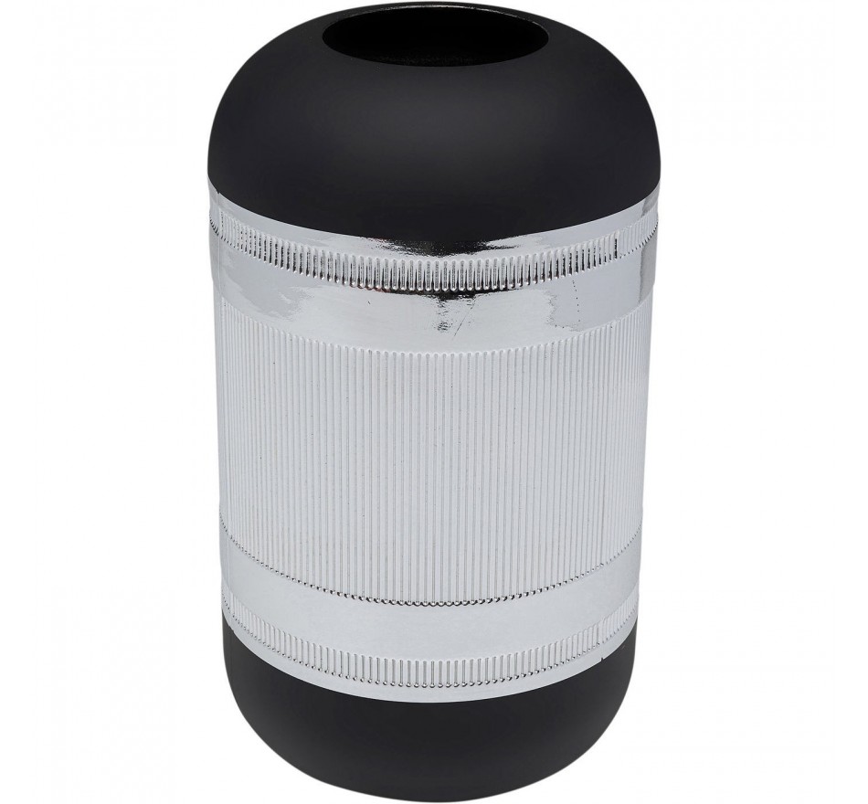 Vase Cap argenté 30cm Kare Design