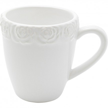 Mugs Roses blancs set de 4 Kare Design