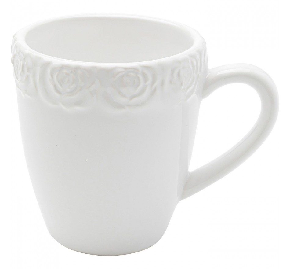 Mugs Roses blancs set de 4 Kare Design