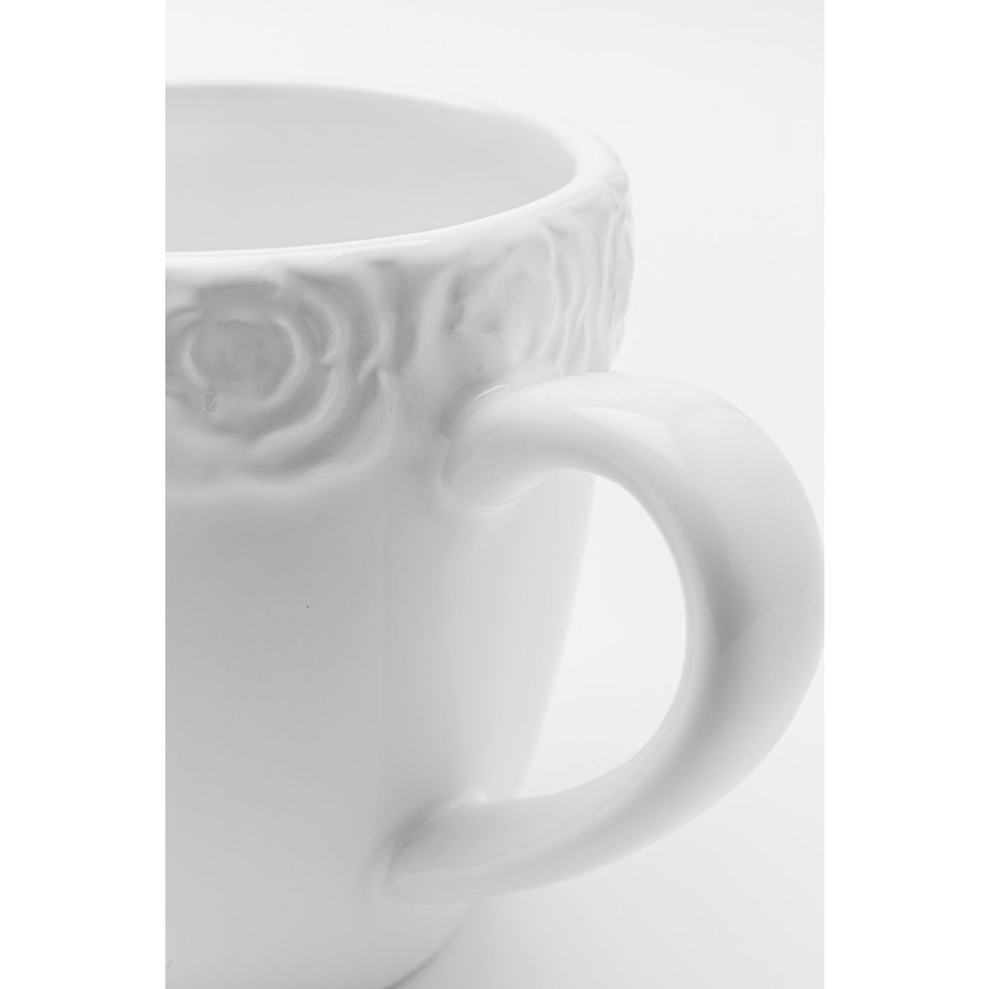 Mugs Roses blancs set de 4 Kare Design