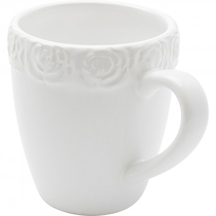 Mugs Roses blancs set de 4 Kare Design