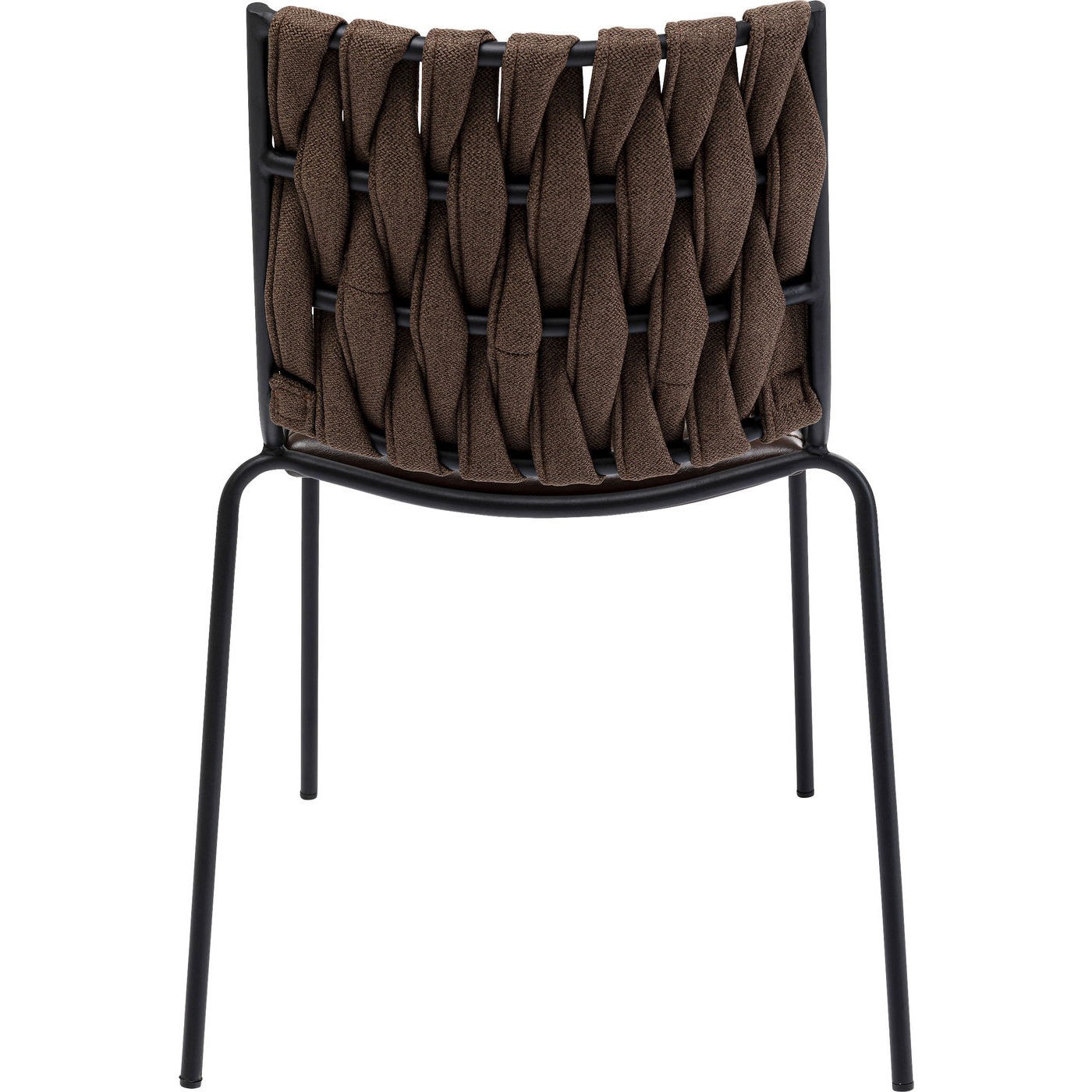 Chaise Two Face marron foncé Kare Design