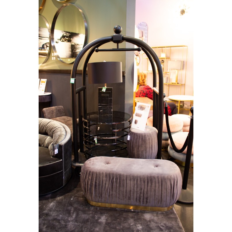 Porte-bagages VIP Vegas noir mat Kare Design