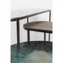 Tables d'appoint Ray ovales set de 3 Kare Design