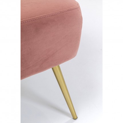 Fauteuil Sandwich velours rose Kare Design