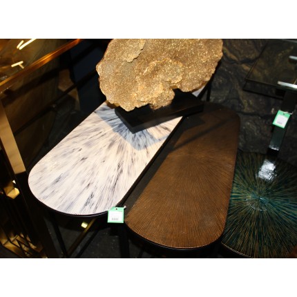 Tables d'appoint Ray ovales set de 3 Kare Design