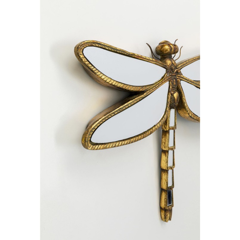 Déco murale miroir Libellule 47cm Kare Design