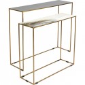 Consoles Charme palmiers set de 2 Kare Design