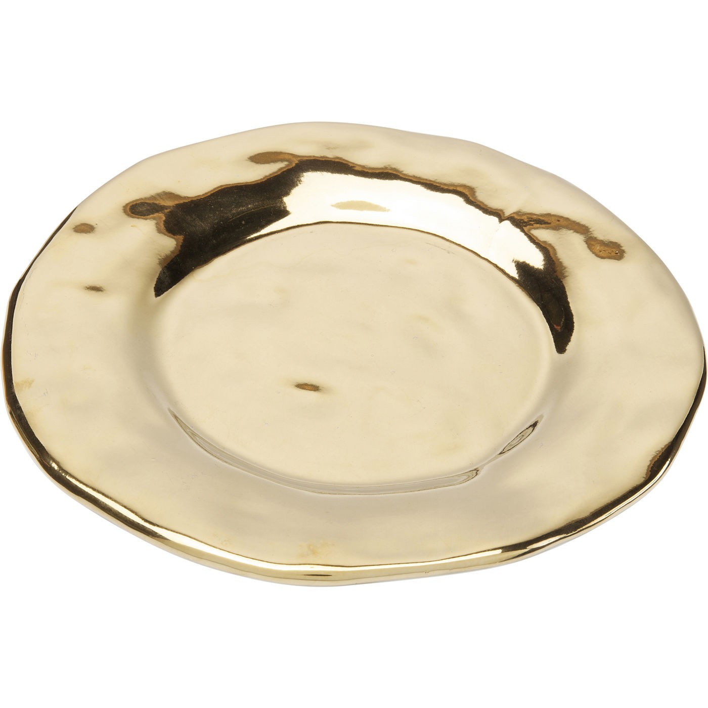 Plat Bridge doré 22cm Kare Design