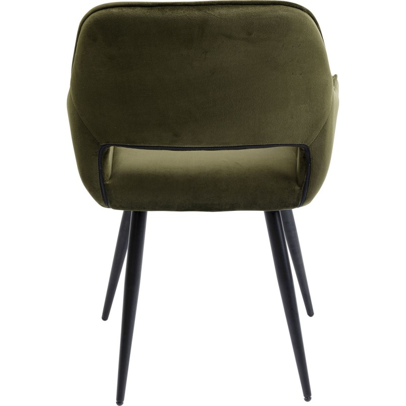Chaise à./acc.  San Francisco vert foncé