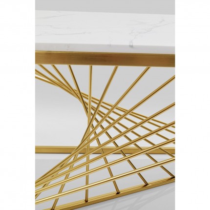 Table basse Art effet marbre 140x70cm Kare Design