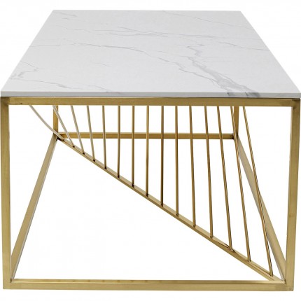 Table basse Art effet marbre 140x70cm Kare Design