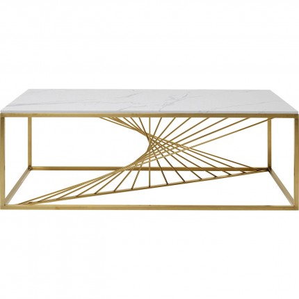 Table basse Art effet marbre 140x70cm Kare Design