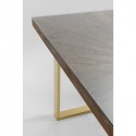 Table Conley pieds laiton 180x90cm Kare Design