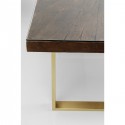 Table Conley pieds laiton 180x90cm Kare Design