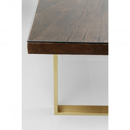 Table Conley 180x90cm pieds laiton Kare Design