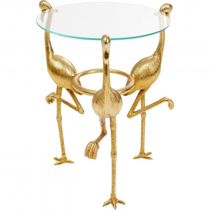 Table d'appoint flamants dorés Kare DesignDesign