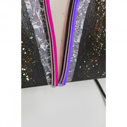 Tableau Touched Idol James Neon 80x160cm Kare Design