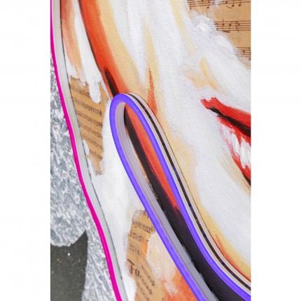 Tableau Touched Idol James Neon 80x160cm Kare Design