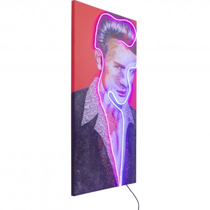 Tableau Touched Idol James Neon 80x160cm Kare Design