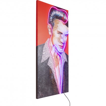 Tableau Touched Idol James Neon 80x160cm Kare Design