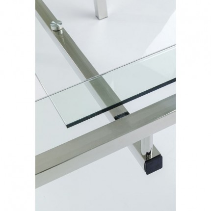 Bureau d'angle Lorenco chrome Kare Design