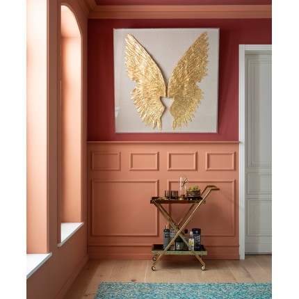 Tray Table Casino Gold Kare Design