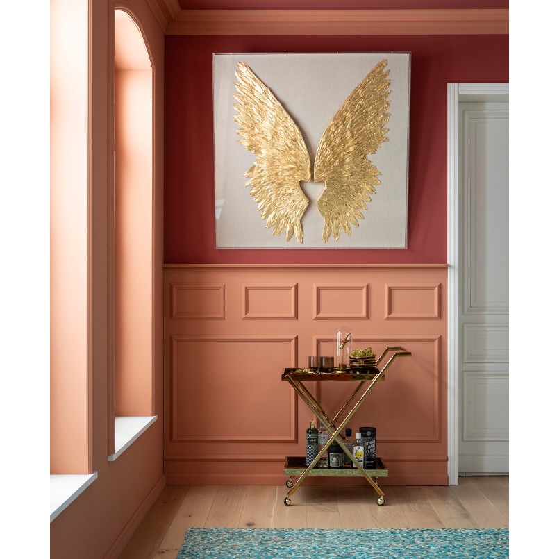 Tray Table Casino Gold Kare Design
