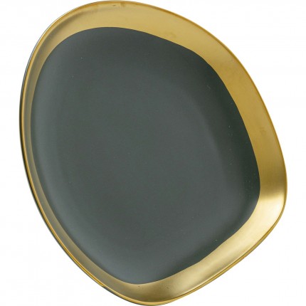 Plate Vibrations Ø21cm green (4/Set) Kare Design