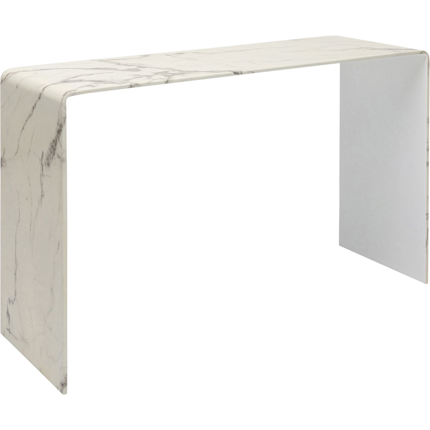Console Moonraker effet marbre 120x40cm Kare Design