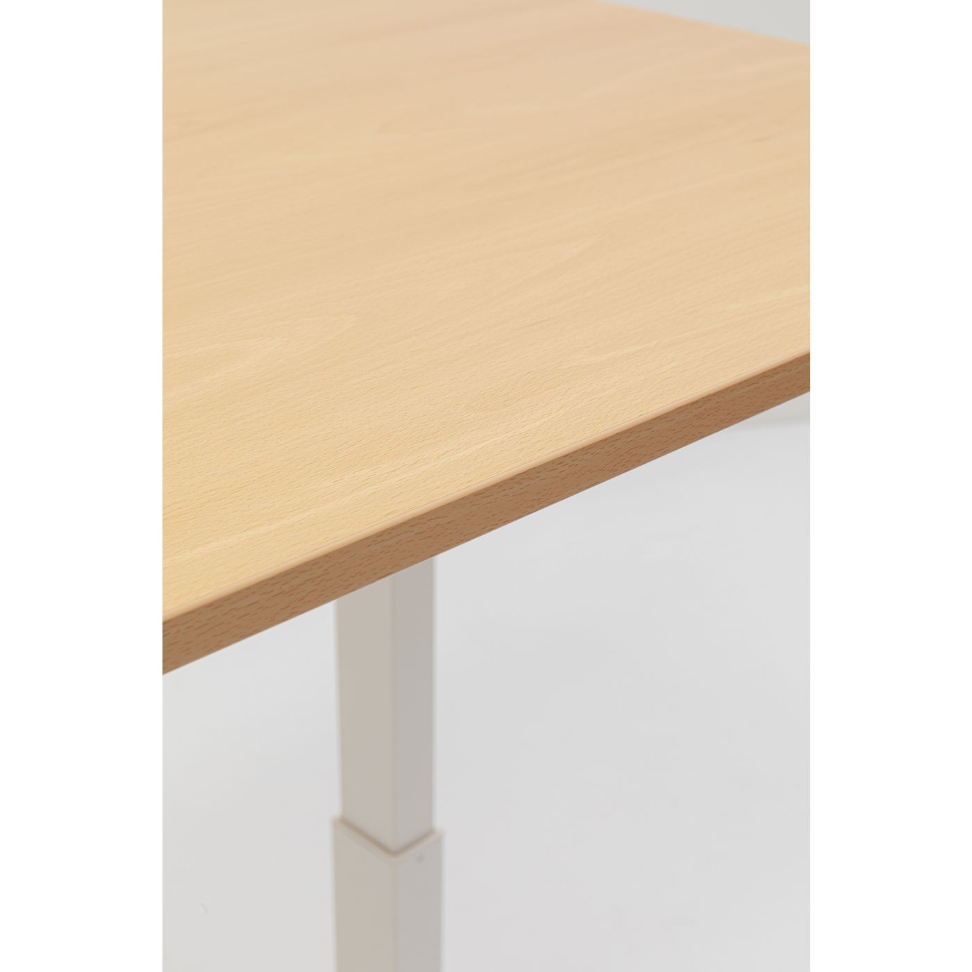 Bureau Smart hêtre et blanc 160x80cm Kare Design