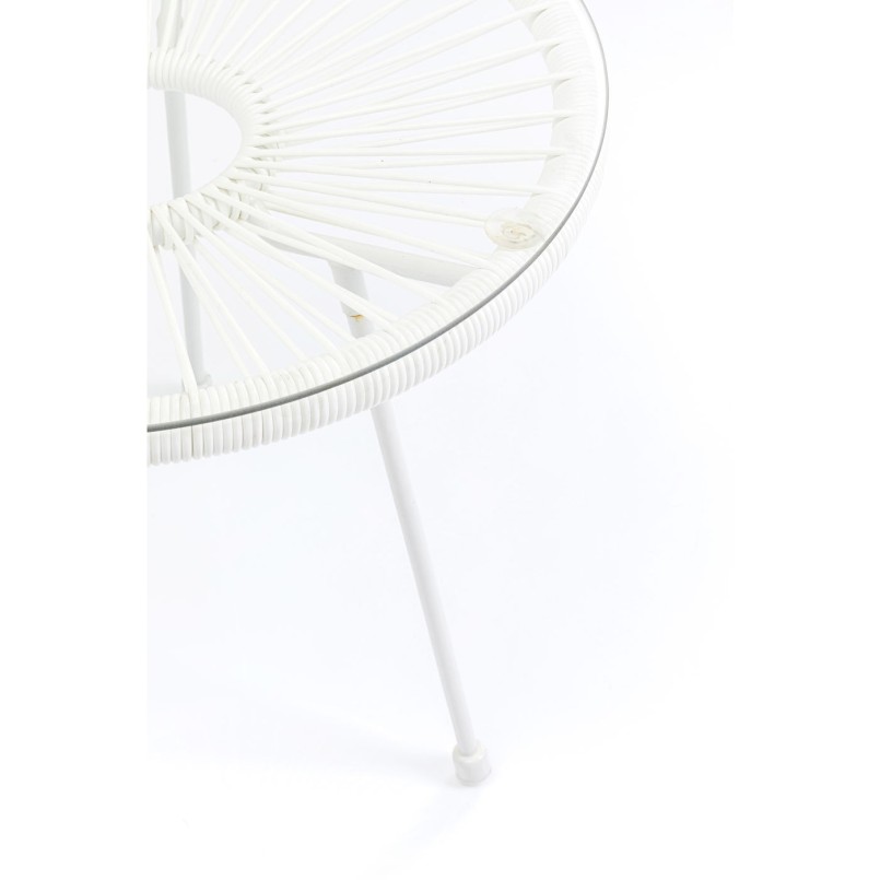 Table d'appoint Acapulco blanche Kare Design