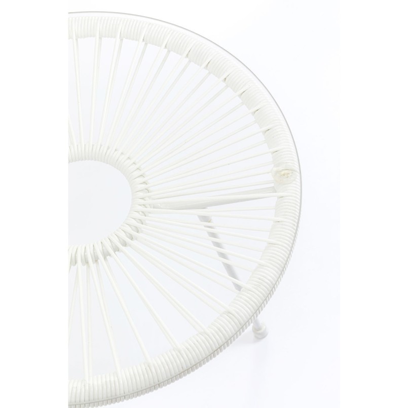 Table d'appoint Acapulco blanche Kare Design