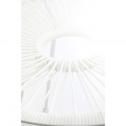 Table d'appoint Acapulco blanche Kare Design
