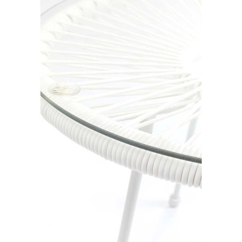 Table d'appoint Acapulco blanche Kare Design