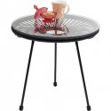 Table d'appoint Acapulco noire Kare Design