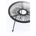 Table d'appoint Acapulco noire Kare Design