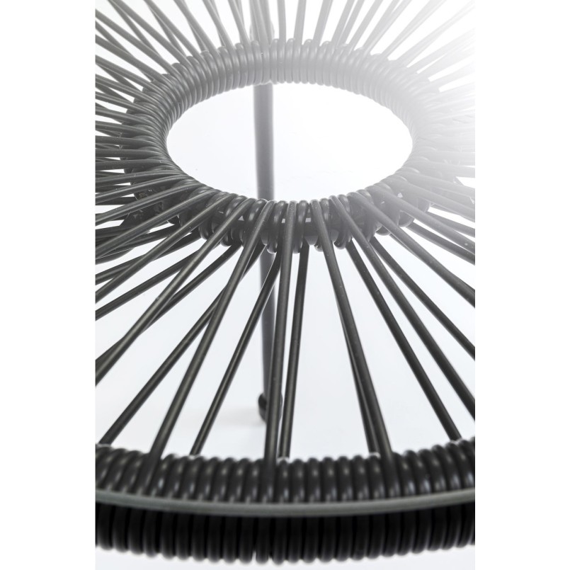 Table d'appoint Acapulco noire Kare Design