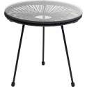 Table d'appoint Acapulco noire Kare Design