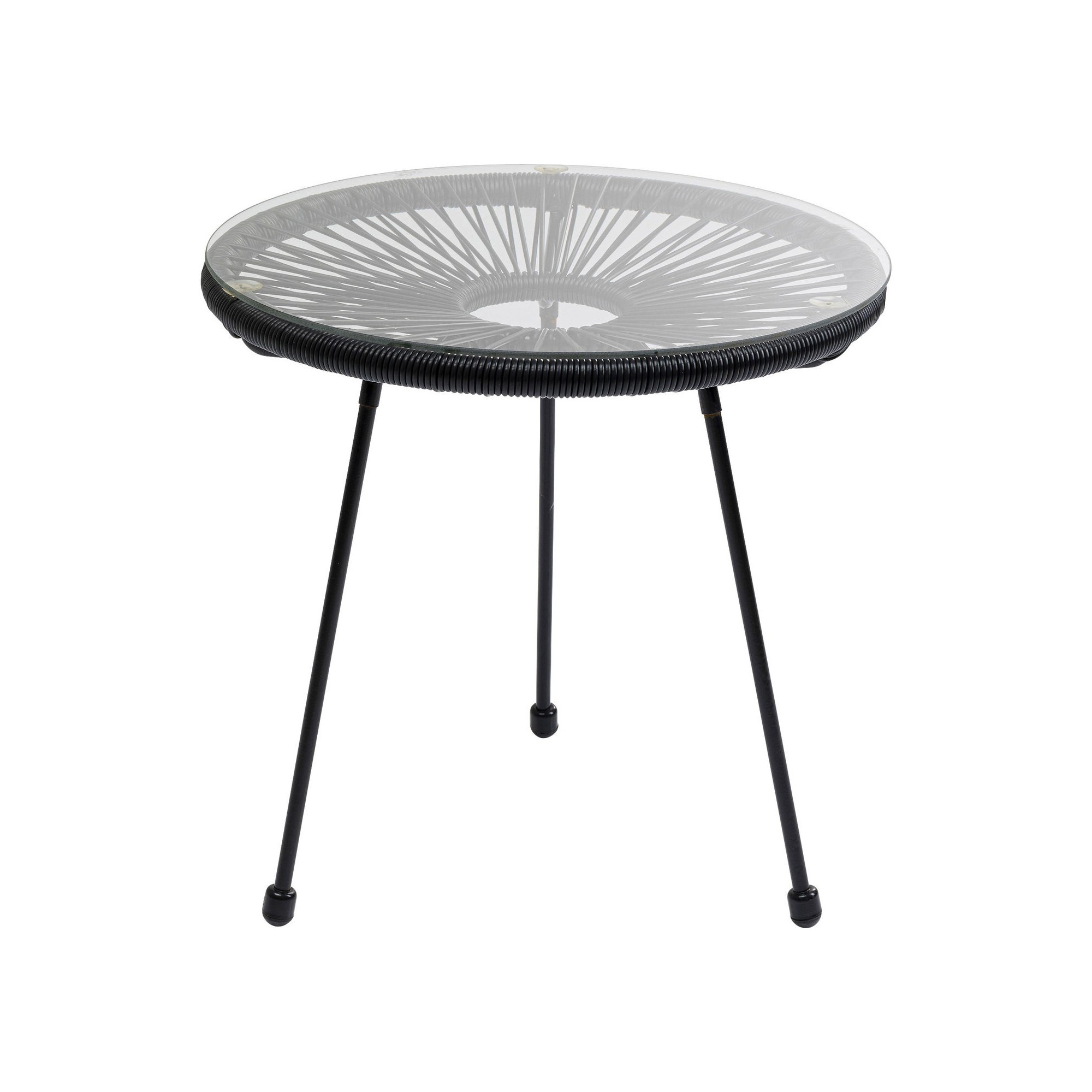 Table d'appoint Acapulco noire Kare Design