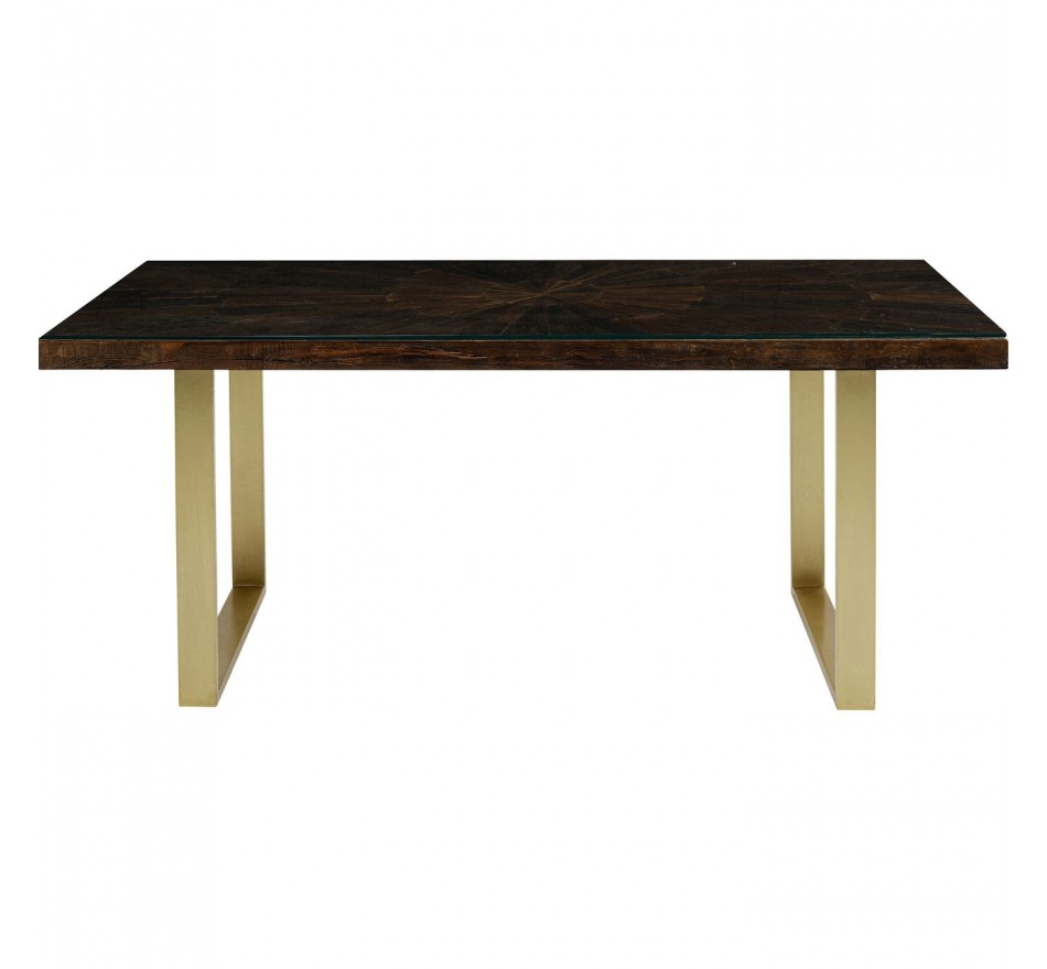 Table Conley pieds laiton 160x80cm Kare Design