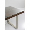 Table Conley pieds argentés 180x90cm Kare Design